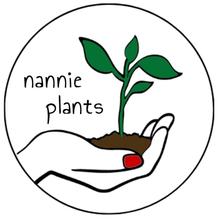 final - logo with circle and green leaves brown soil and nail polish